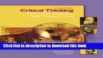 Read Critical Thinking: Learn the Tools the Best Thinkers Use, Concise Edition  PDF Online