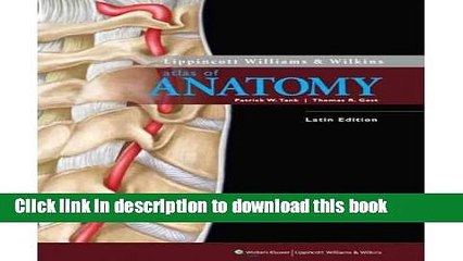 Read Lippincott Williams   Wilkins Atlas of Anatomy (Paperback)(English / Latin) - Common Ebook