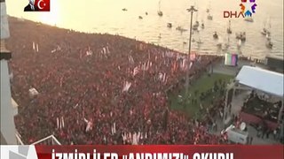 En Anlamlı 29 Ekim Kutlaması İzmir'den Binlerce Kişi 
