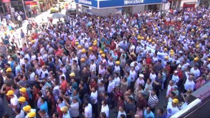 Zonguldak'ta Madencinin Özelleştirme Protestosu 2