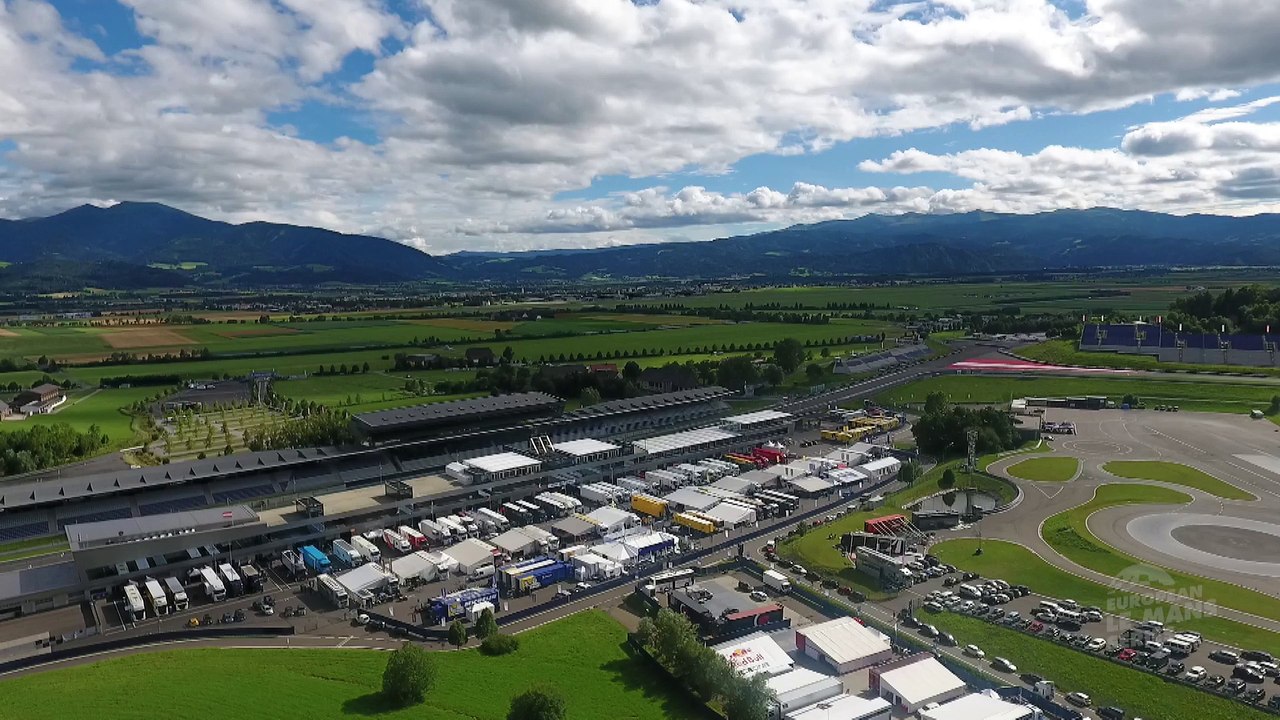 The Red Bull Ring from the sky