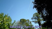 Chemtrails and Artificial Cirrus Clouds - Gainesville, Fl 4/10/2016