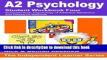 Read 1.2 PSYA4 Workbook - Schizophrenia, Addictive Behaviour,   Research Methods Ebook Free