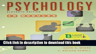 Read Book Loose-leaf Version for Psychology in Modules 11e   LaunchPad for Myers  Psychology in