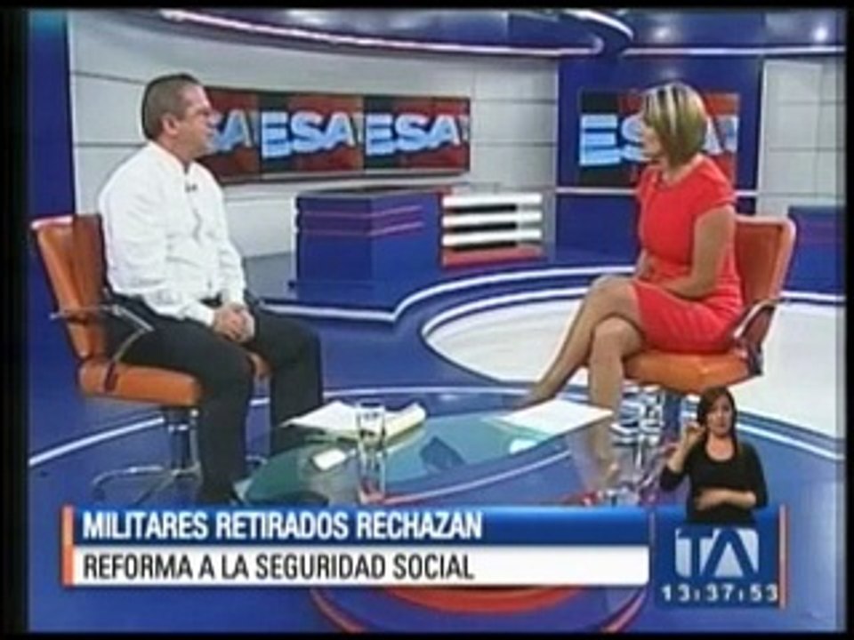 Militares retirados rechazan reforma a la Seguridad Social