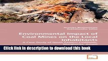 [PDF] Environmental Impact of Coal Mines on the Local Inhabitants: A Case Study of North Eastern