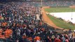 Tarp comes on at Camden Yards during Yankees-Orioles game