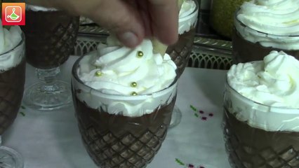 Crème au Chocolat Façon Danette - Chocolate Cream Pudding - دانيت منزلي بالشوكولاته سهل