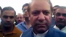 Check out the nervousness of Nawaz Shareef when came to pakistan
