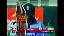 Sachin's All nervous 90s dismissal in ODI vs pakistan