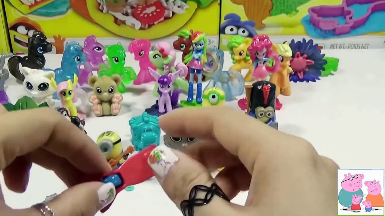 Peppa Pig Surprise Eggs and Peppa George Pig Play Doh