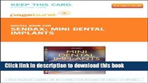 Read Mini Dental Implants - Elsevier eBook on VitalSource (Retail Access Card): Principles and