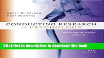 Read Book Conducting Research in Psychology: Measuring the Weight of Smoke ebook textbooks