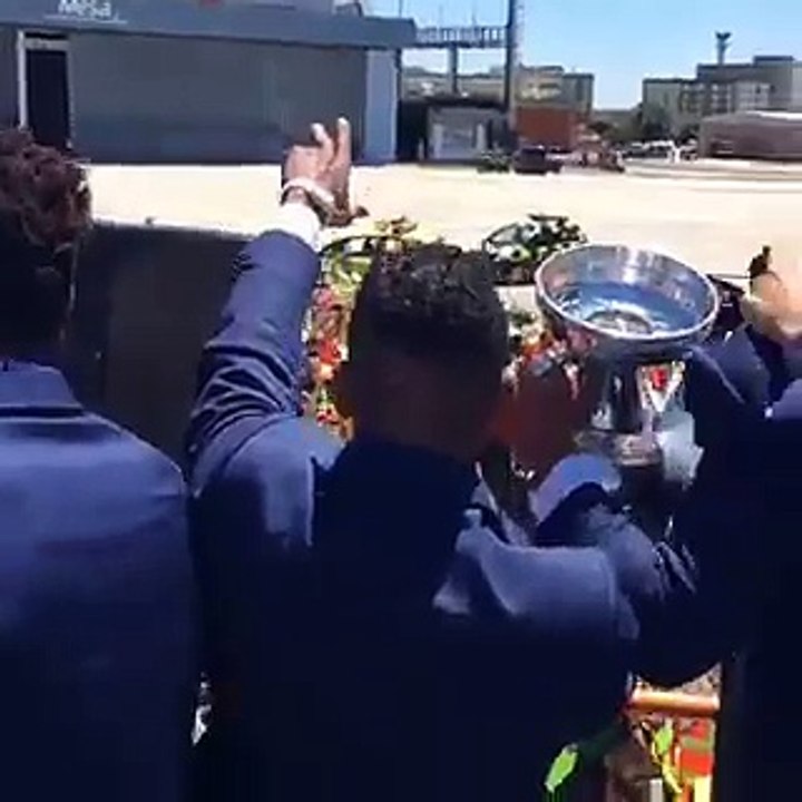 Christiano Ronaldo Party after Winning Euro 2016 in The Airport