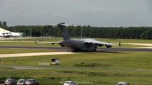 NICE Take Off NATO Boeing C-17 Globemaster III EINDHOVEN AIRPORT