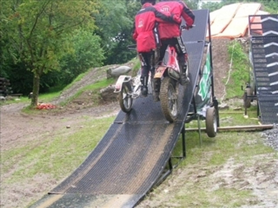 Side car trial freestyle