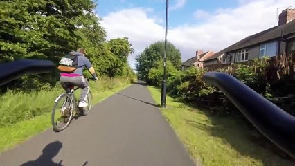 Stupid Kids Threw Something At My Bike 15-07-2015