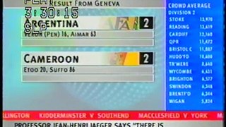 2002 (March 27) Argentina 2-Cameroon 2 (Friendly).mpg