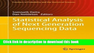 Read Statistical Analysis of Next Generation Sequencing Data (Frontiers in Probability and the