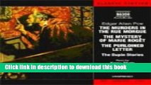 Download The Murders in the Rue Morgue/The Mystery of Marie Roget/The Purloined Letter: The Dupin
