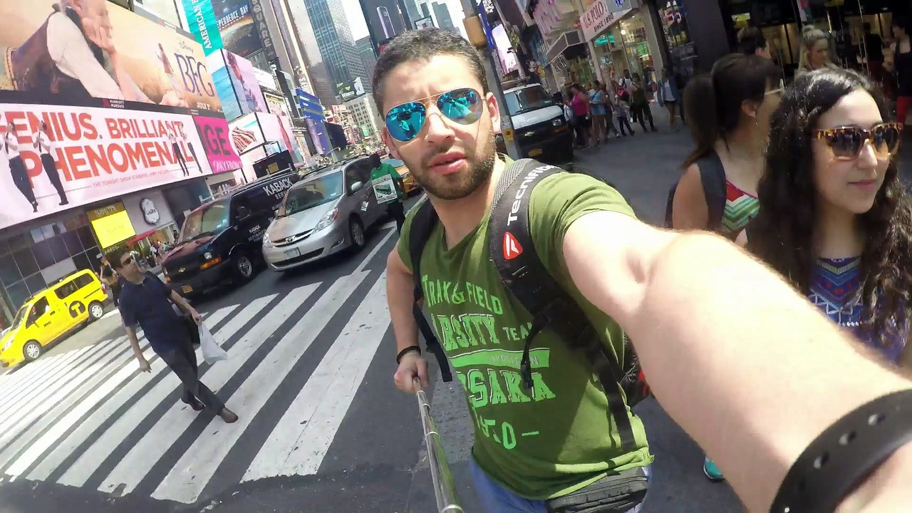 from time square to the Statue of Liberty - time leps