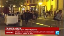 Images amateur - Attaque terroriste à Nice : Un camion fonce dans la foule - 30 morts évoqués