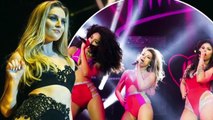 Little Mix's Perrie Edwards shows off her slender frame during Get Weird tour Hollywood Daily News