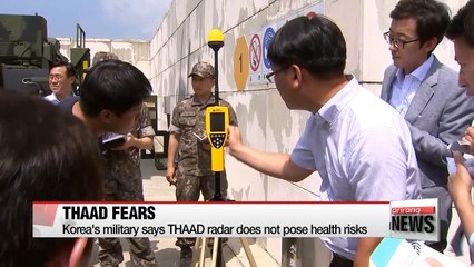 S. Korea military stresses missile battery radars pose no health risks