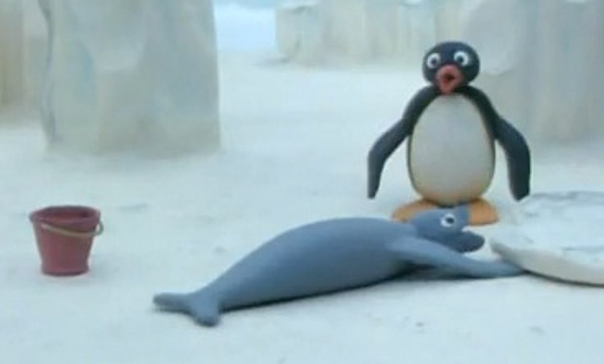 Mickey Mouse watching Pingu  @ 15 minutes Pingu for Pingu Fans