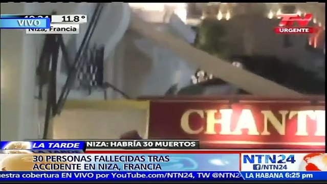 Atentado en Niza: al menos 80 muertos tras embestida de camión contra una multitud de personas