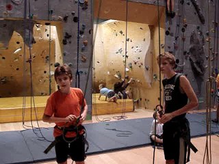 klimmen op muur 10 in hungaria