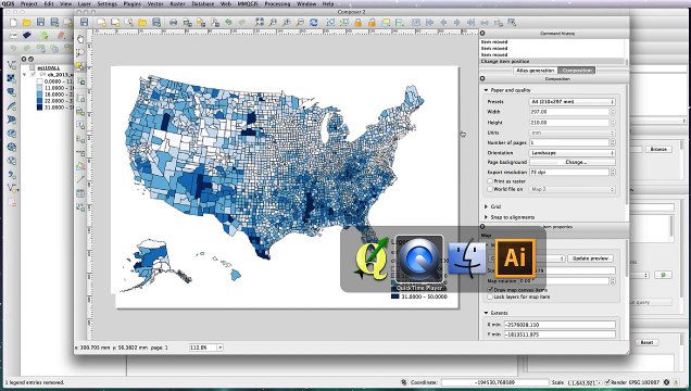 QGIS lesson 28 – Creating a choropleth/heat map, part 2