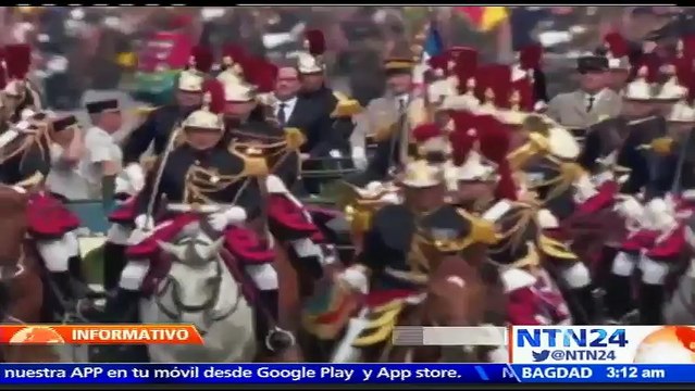 Francia desplegó un fuerte operativo de seguridad en París para evitar atentados en su día nacional