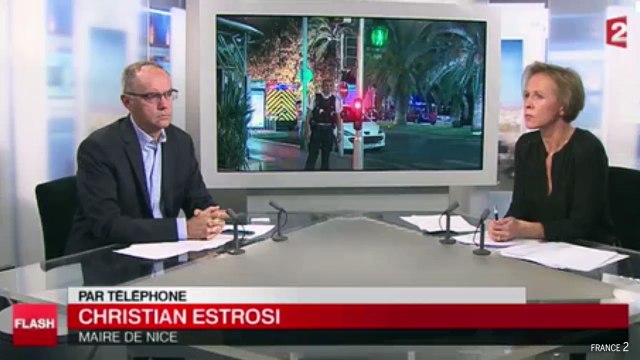 Christian Estrosi, maire de Nice, sur place : « une plaie béante »