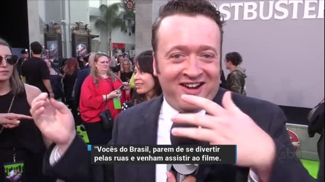 Ator Neil Casey, de Caça-Fantasmas , manda recado para público brasileiro