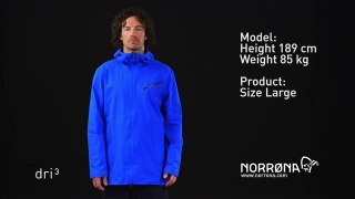 Norrøna active lifestyle /29 dri3 rain coat for men