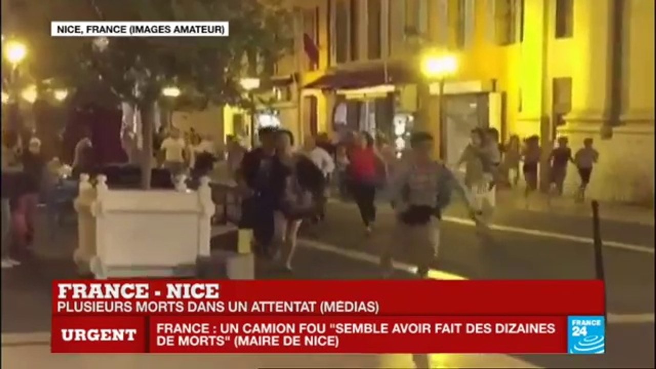Nice- 'Le camion était en train de nous écraser. Ça tirait. 17 cadavres dans mon champ de vision'