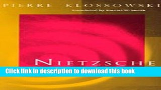 Download Nietzsche and the Vicious Circle  PDF Online