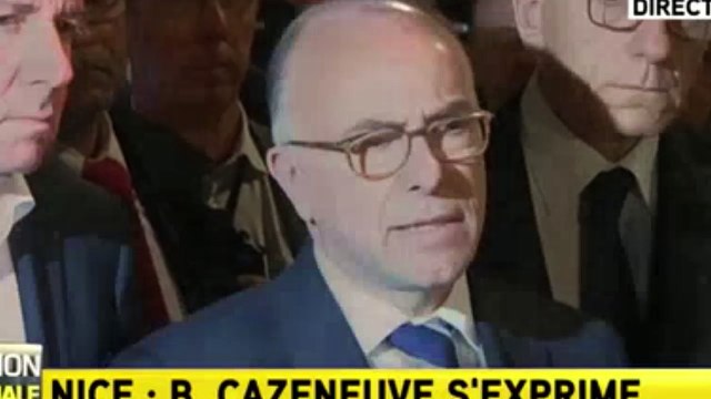Bernard Cazeneuve, à Nice : le plan vigipirate relevé au niveau « alerte-attentats » dans le département