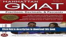 Read Fractions, Decimals,   Percents GMAT Strategy Guide (Manhattan GMAT Instructional Guide 1)