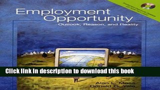Read Employment Opportunity: Outlook, Reason, and Reality ebook textbooks