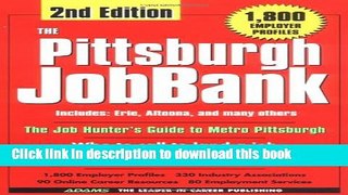 Read The Pittsburgh Jobbank ebook textbooks