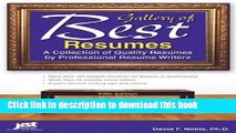 Read Gallery of Best Resumes: A Collection of Quality Resumes by Professional Resume Writers, 5th