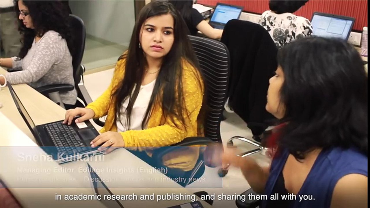 Editage Insights - behind the scenes
