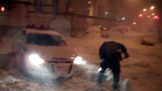 NYPD Finest stranded in blizzard Dec. 26, 2010