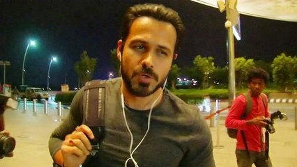 Emraan Hashmi LEAVE For Colombo, Spotted At Mumbai Airport
