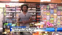 Houston Gas Station Clerk With MMA Training Surprises Thieves
