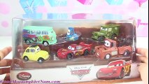 Disney Pixar Cars Toy Set! Đồ Chơi Xe Hơi Disney   Lightning Mcqueen, Filmore, Luigi, Guido, Mater