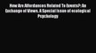 Read How Are Affordances Related To Events?: An Exchange of Views. A Special Issue of ecological