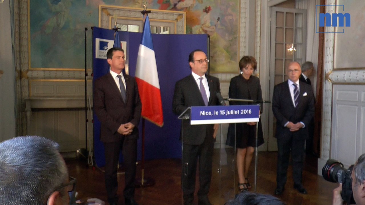 Attentat de Nice : discours du président François Hollande